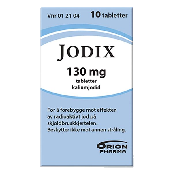 Jodix 130 mg 10 tabletter