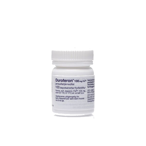 Duroferon depottabletter 100 mg 100 stk