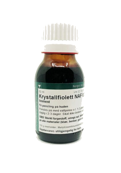 Krystallviolett NAF Liniment 0.5%, 60 ml