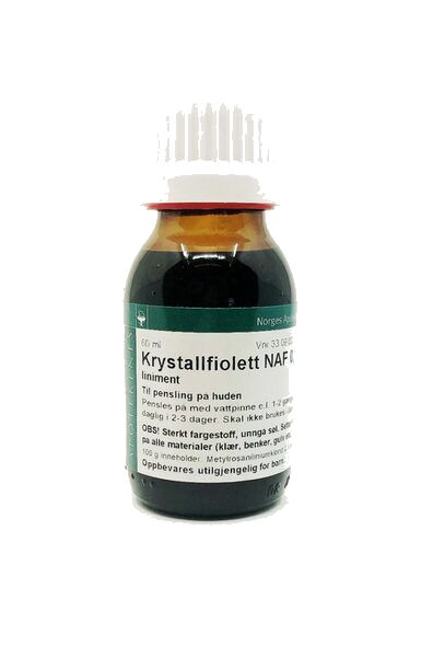 Krystallviolett NAF liniment 0.1%, 60 ml
