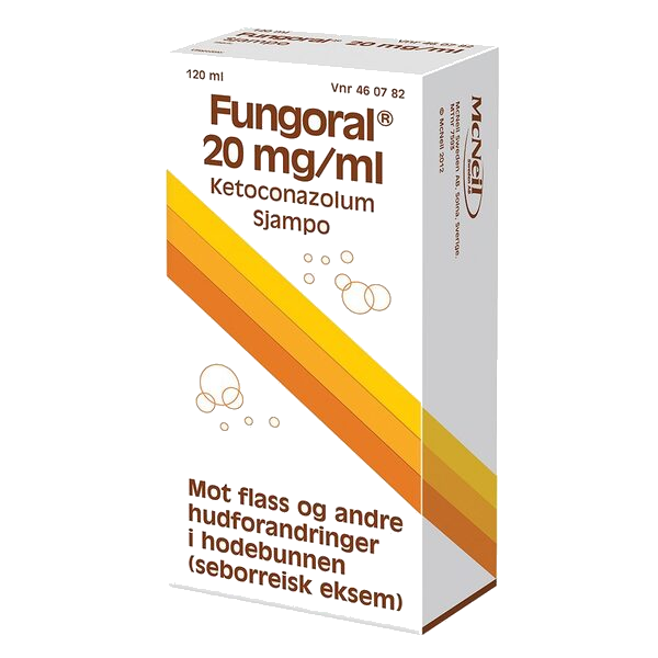 Fungoral sjampo 20 mg/ml 120 ml