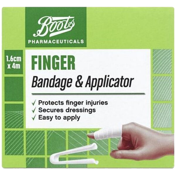 Boots Pharmaceuticals Fingerbandasje og Applikator