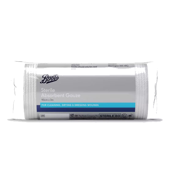 Boots Steril Absorberende Gasbind, 3 m x 90 cm