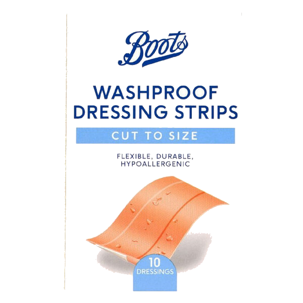Boots vanntett plaster oppklippbart, 10stk