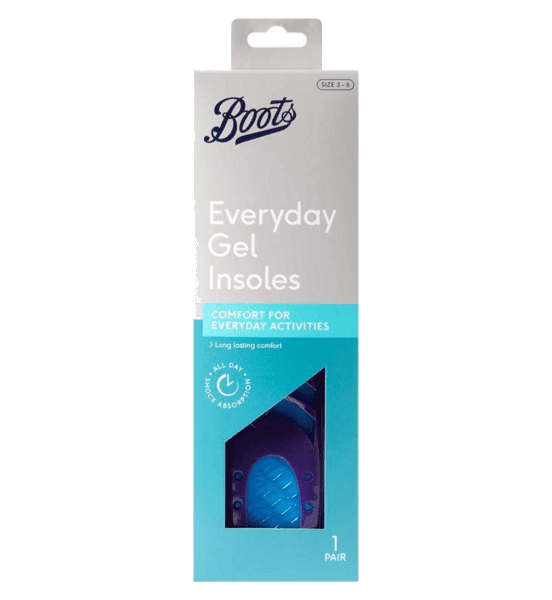 Boots Gel-innleggssåle, str. 35-41