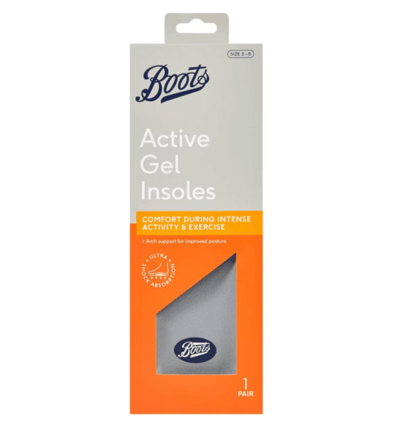 Boots Active Gel-innleggssåler, str. 35-41