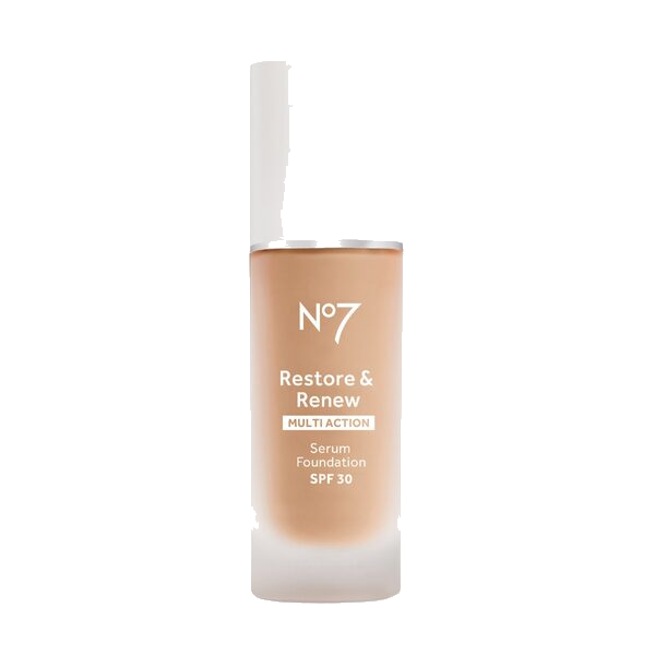 No7 Restore & Renew Foundation SPF30 30ml, Warm Ivory
