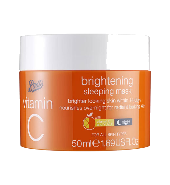 Boots Vitamin C Brightening ansiktsmaske natt 50ml