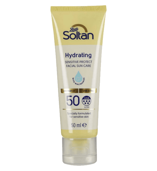 Soltan Hydrating Sensitive Protect Facial Sun Care SPF50 50ml