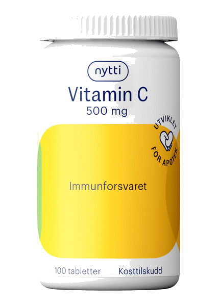 Nytti Vitamin C 500 mg, 100 stk