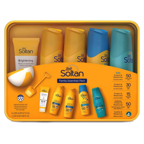 Soltan family pack solkrem og aftersun