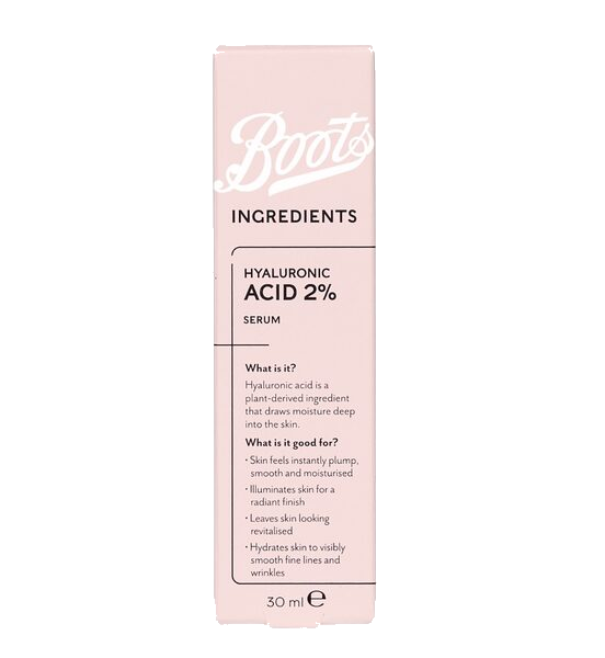 Boots Ingredients Hyaluronic Acid Serum 30ml