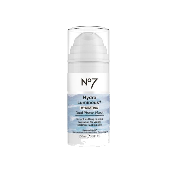 No7 HydraLuminous+ Dual Phase Mask 100ml