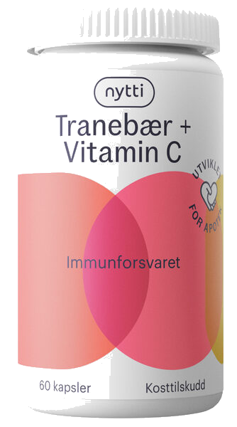 Nytti Tranebær + Vitamin C, 60 stk