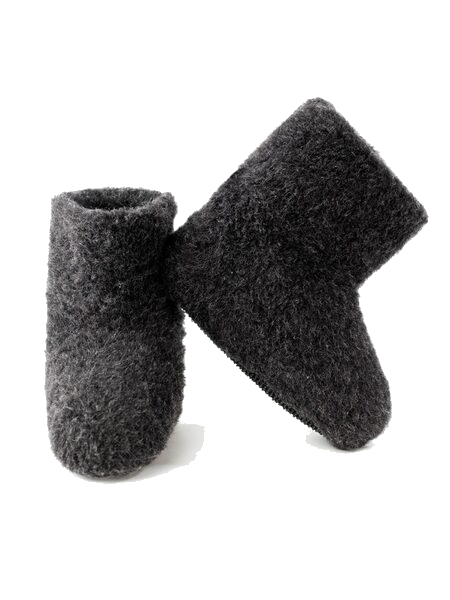 ALWERO BOOTIES BLACK Tøfler 43-44