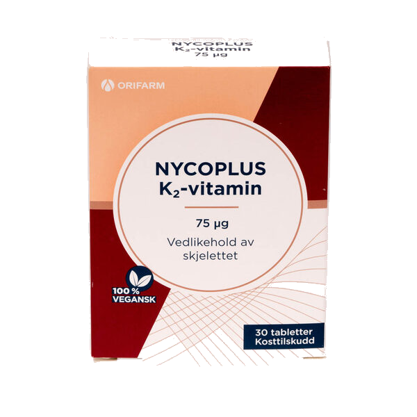 Nycoplus K2-vitamin 75 mcg tabletter 30 stk