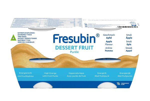 Fresubin Dessert Fruit Næringspuré Eple 4X125 ml