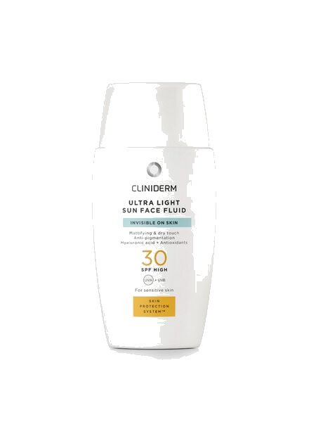 Cliniderm Ultra Light Sun Face Fluid SPF30 40ml