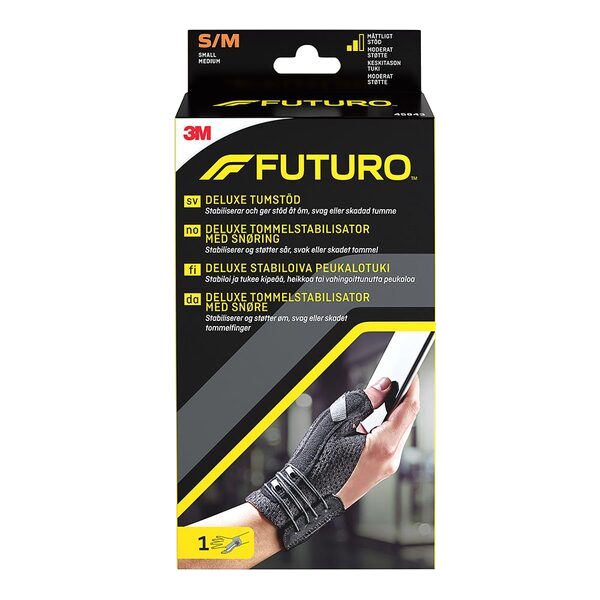 Futuro Deluxe Tommel Sort S/M 1 stk