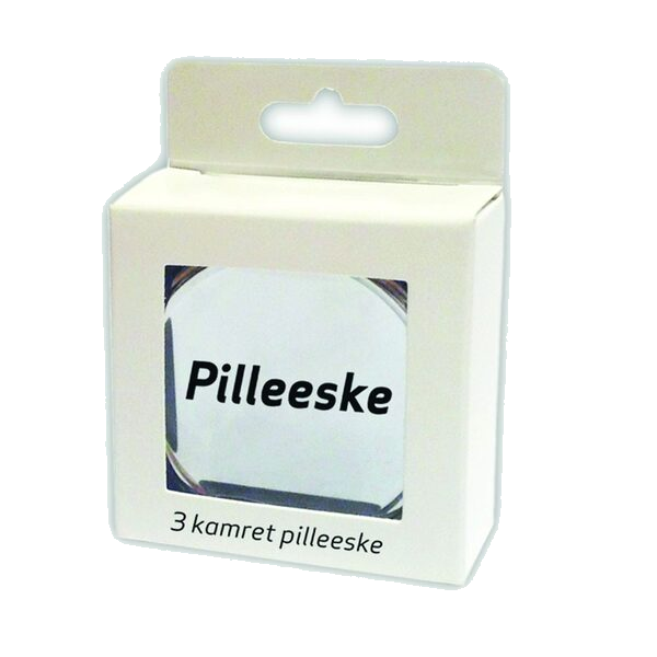 Pilleboks 3-Kamret 1 stk