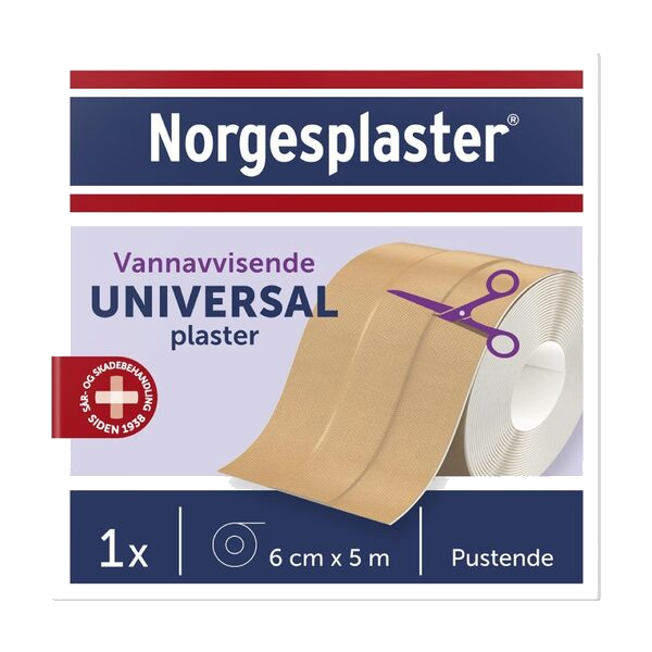 Norgesplaster Universal 6cm x 5m