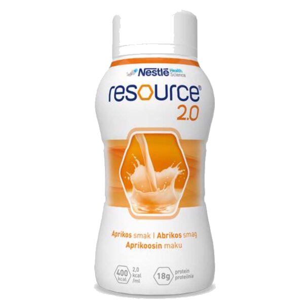 Resource 2,0 Næringsdrikke Aprikos 4X200 ml