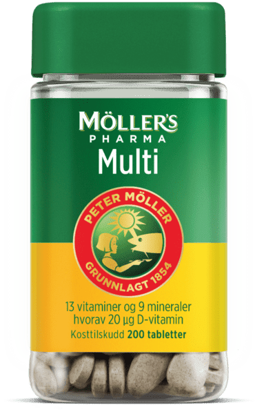 Möller's Pharma Multi 200 stk