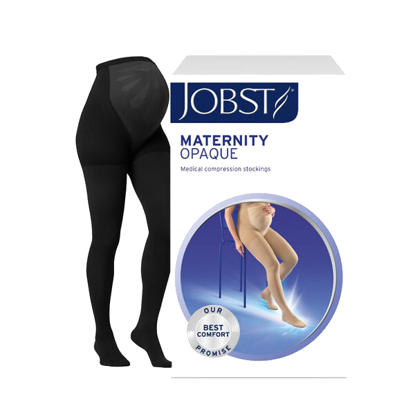 JOBST Maternity Opaque kkl 1 Strømpebukse, XL Sort
