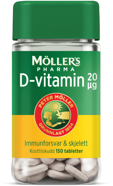 Möller's Pharma D-vitamin 20 µg 150 stk