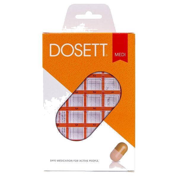 Dosett Medi Rød 1 stk