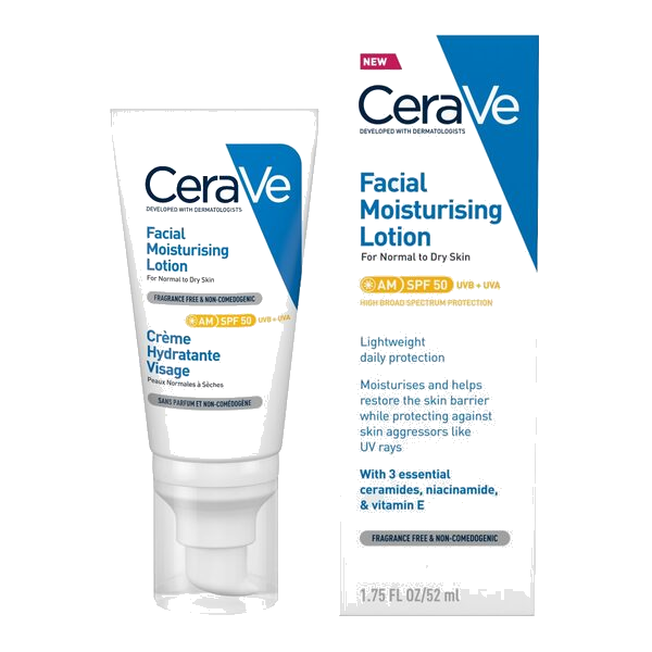 CeraVe Facial Moisturising Lotion SPF50 52ml
