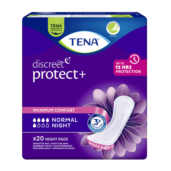 TENA Discreet Normal Night bind 20 stk