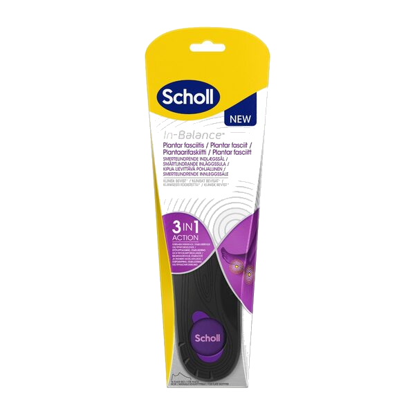 Scholl Innleggssåle Plantar Fascitt Str L (42,5-45) 1 par