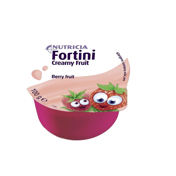 Fortini Creamy Fruit næringstilskudd Bær & Frukt 4X100G