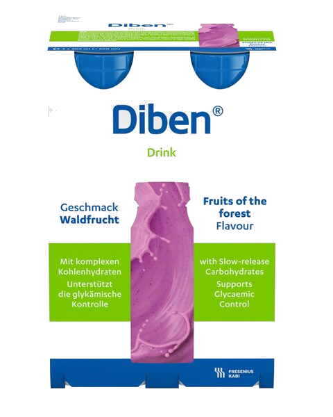 Diben Drink Næringsdrikk Skogsbær 4x200 ml