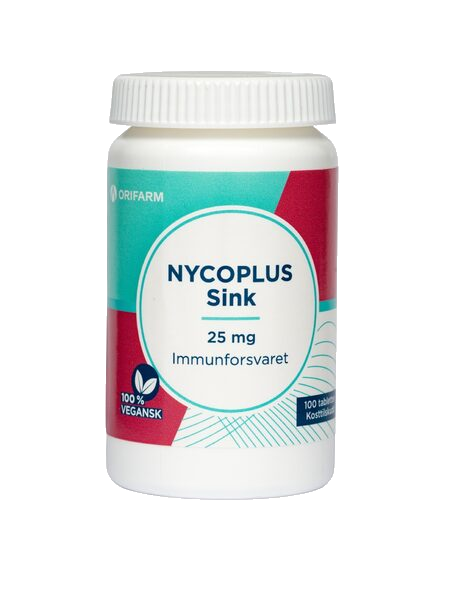 Nycoplus Sink 25mg tabletter 100stk
