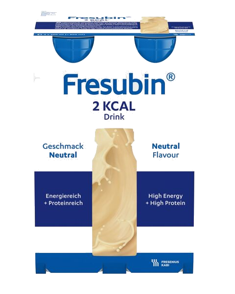 Fresubin 2 kcal Drink Næringsdrikk Nøytral 4X200 ml