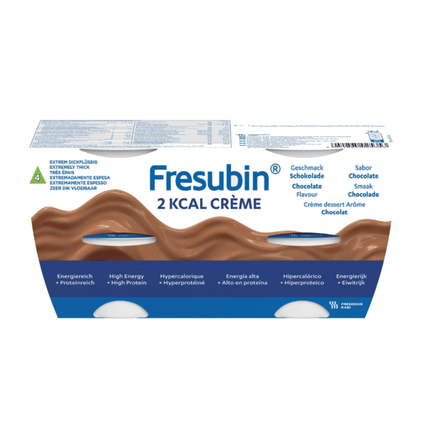Fresubin 2 kcal Creme Næringskrem Sjokolade 4X125G