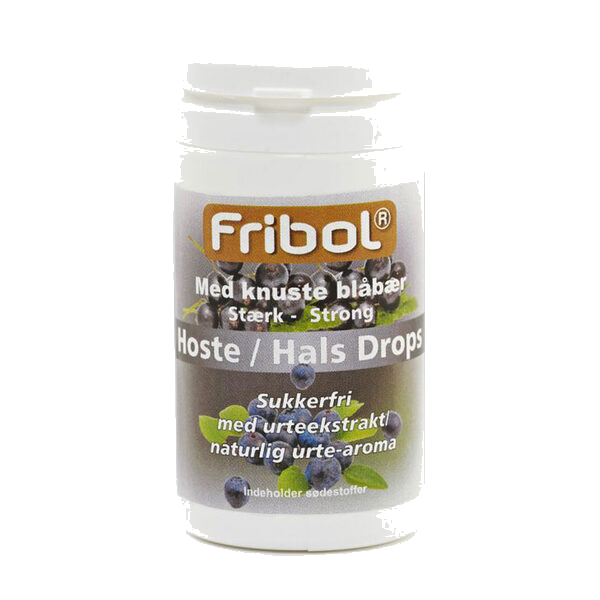 Fribol Sukkerf Host/Hals Blåbæ 60G