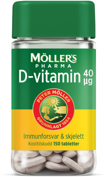 Möller's Pharma D-vitamin 40 µg 150 stk