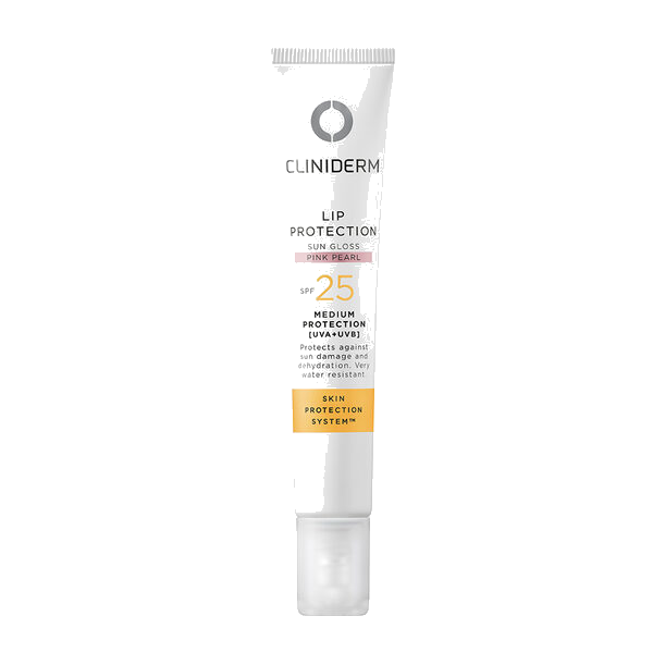 Cliniderm Sun Gloss Lip Protection Pink SPF25 12 ml
