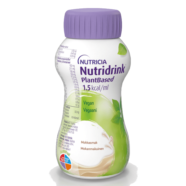 Nutridrink PlantBased Næringsdrikk Mokka 4x200 ml