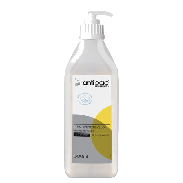Antibac 85% hånddesinfeksjon 600 ml