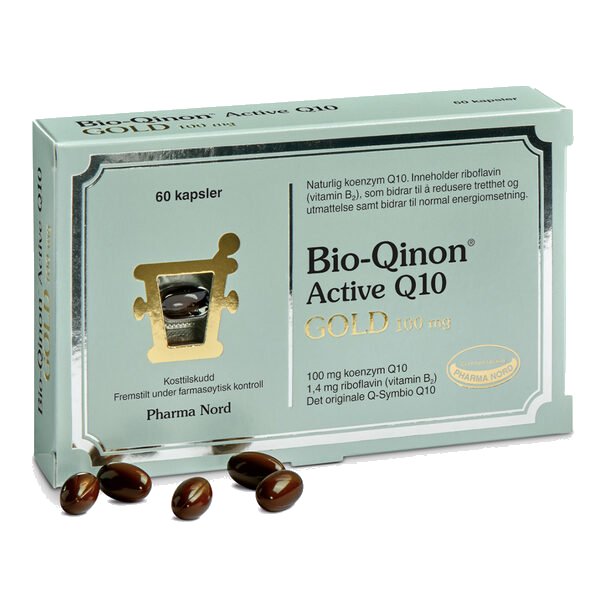Bio-Qinon Active Q10 Gold 100mg kapsler 60 stk