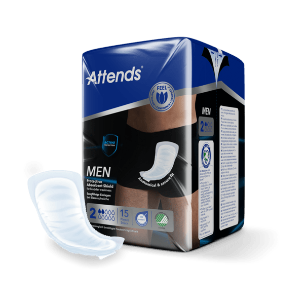 Attends Men 2 Protective Absorbent Shield