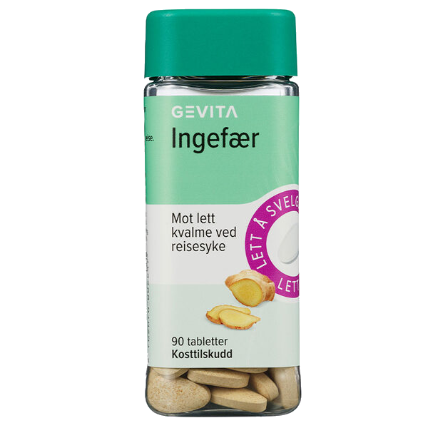 Gevita Ingefær tabletter 90 stk