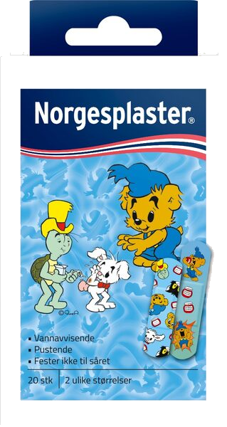 Norgeplaster Bamse 10x20pcs