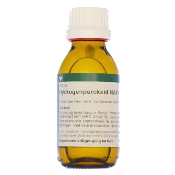 Hydrogenperoksid NAF Oppløsning 6% 100 ml