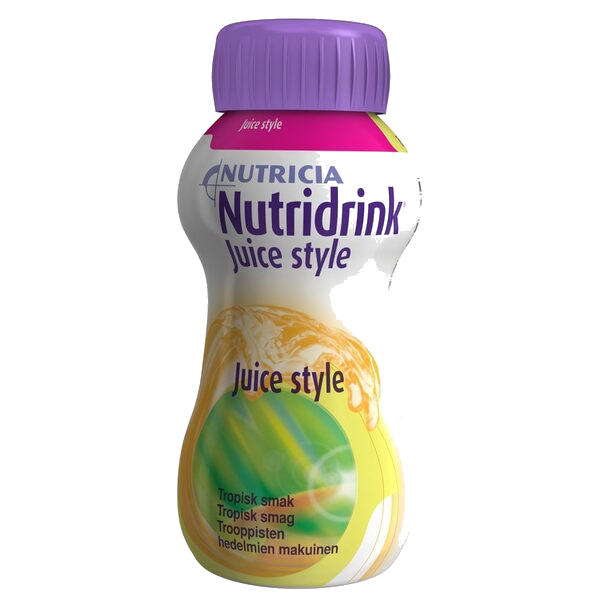 Nutridrink Juice Style Næringsdrikk Tropisk 4X200 ml