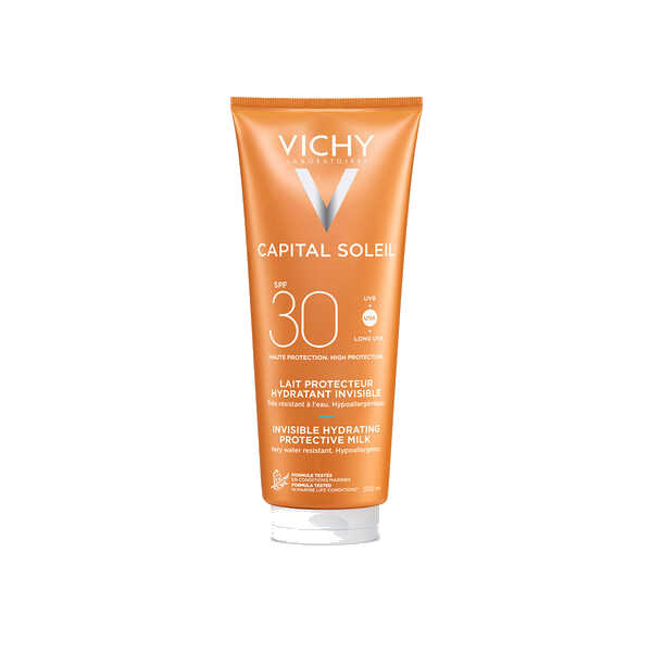 Vichy Capital Soleil Usynlig Fuktgivende sollotion SPF30 300ml